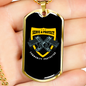 Serve & Protect Necklace Stainless Steel or 18k Gold Dog Tag 24"-Express Your Love Gifts
