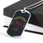 Shadow Ninja Warrior Necklace Stainless Steel or 18k Gold Dog Tag 24" Chain-Express Your Love Gifts