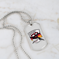 Shark Poker Gambler Necklace Stainless Steel or 18k Gold Dog Tag 24-Express Your Love Gifts