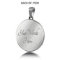 She Is Clothed With Strength Proverbs 31:25 Circle Necklace Stainless Steel or 18k Gold 18-22"-Express Your Love Gifts