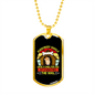 Shelter Dog Necklace Stainless Steel or 18k Gold Dog Tag 24" Chain-Express Your Love Gifts