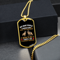 Shepherds Understand Necklace Stainless Steel or 18k Gold Dog Tag 24" Chain-Express Your Love Gifts
