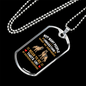 Shepherds Understand Necklace Stainless Steel or 18k Gold Dog Tag 24" Chain-Express Your Love Gifts