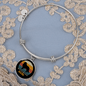 Shetland Sheepdog Mom Bracelet Stainless Steel or 18k Gold Circle Bangle-Express Your Love Gifts
