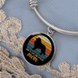 Shetland Sheepdog Mom Bracelet Stainless Steel or 18k Gold Circle Bangle-Express Your Love Gifts