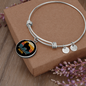 Shetland Sheepdog Mom Bracelet Stainless Steel or 18k Gold Circle Bangle-Express Your Love Gifts