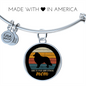 Shetland Sheepdog Mom Bracelet Stainless Steel or 18k Gold Circle Bangle-Express Your Love Gifts