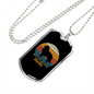 Shetland Sheepdog Mom Necklace Stainless Steel or 18k Gold Dog Tag 24" Chain-Express Your Love Gifts