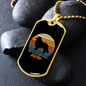 Shetland Sheepdog Mom Necklace Stainless Steel or 18k Gold Dog Tag 24" Chain-Express Your Love Gifts