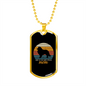 Shetland Sheepdog Mom Necklace Stainless Steel or 18k Gold Dog Tag 24" Chain-Express Your Love Gifts