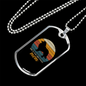 Shetland Sheepdog Mom Necklace Stainless Steel or 18k Gold Dog Tag 24" Chain-Express Your Love Gifts