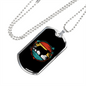 Shetland Sheepdog Necklace Stainless Steel or 18k Gold Dog Tag 24" Chain-Express Your Love Gifts