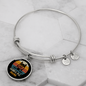 Shiba Inu Mom Bracelet Stainless Steel or 18k Gold Circle Bangle-Express Your Love Gifts
