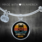 Shiba Inu Mom Bracelet Stainless Steel or 18k Gold Circle Bangle-Express Your Love Gifts