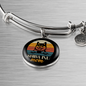 Shiba Inu Mom Bracelet Stainless Steel or 18k Gold Circle Bangle-Express Your Love Gifts