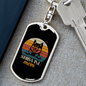 Shiba Inu Mom Keychain Stainless Steel or 18k Gold Dog Tag Keyring-Express Your Love Gifts