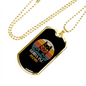 Shiba Inu Mom Necklace Stainless Steel or 18k Gold Dog Tag 24" Chain-Express Your Love Gifts