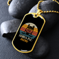 Shiba Inu Mom Necklace Stainless Steel or 18k Gold Dog Tag 24" Chain-Express Your Love Gifts