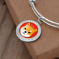 Shiba Inu (SHIB) Bracelet Stainless Steel or 18k Gold Circle Bangle-Express Your Love Gifts