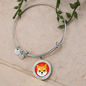 Shiba Inu (SHIB) Bracelet Stainless Steel or 18k Gold Circle Bangle-Express Your Love Gifts