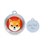 Shiba Inu (SHIB) Bracelet Stainless Steel or 18k Gold Circle Bangle-Express Your Love Gifts