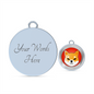 Shiba Inu (SHIB) Bracelet Stainless Steel or 18k Gold Circle Bangle-Express Your Love Gifts