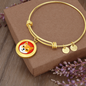 Shiba Inu (SHIB) Bracelet Stainless Steel or 18k Gold Circle Bangle-Express Your Love Gifts