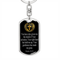 Shield Of Salvation Swivel Keychain Dog Tag Stainless Steel or 18k Gold-Express Your Love Gifts