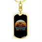 Shih Tzu Mom Keychain Stainless Steel or 18k Gold Dog Tag Keyring-Express Your Love Gifts