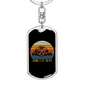 Shih Tzu Mom Keychain Stainless Steel or 18k Gold Dog Tag Keyring-Express Your Love Gifts