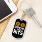 Show Me Your Bits Crypto Keychain Stainless Steel or 18k Gold Dog Tag Keyring-Express Your Love Gifts