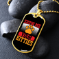 Show Me Your Kitties Necklace Stainless Steel or 18k Gold Dog Tag 24" Chain-Express Your Love Gifts