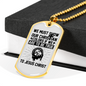 Show Our Christian Christian Necklace Stainless Steel or 18k Gold Dog Tag 24" Chain-Express Your Love Gifts