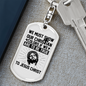 Show Our Christian Colors Keychain Stainless Steel or 18k Gold Dog Tag Keyring-Express Your Love Gifts