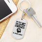 Show Our Christian Colors Keychain Stainless Steel or 18k Gold Dog Tag Keyring-Express Your Love Gifts