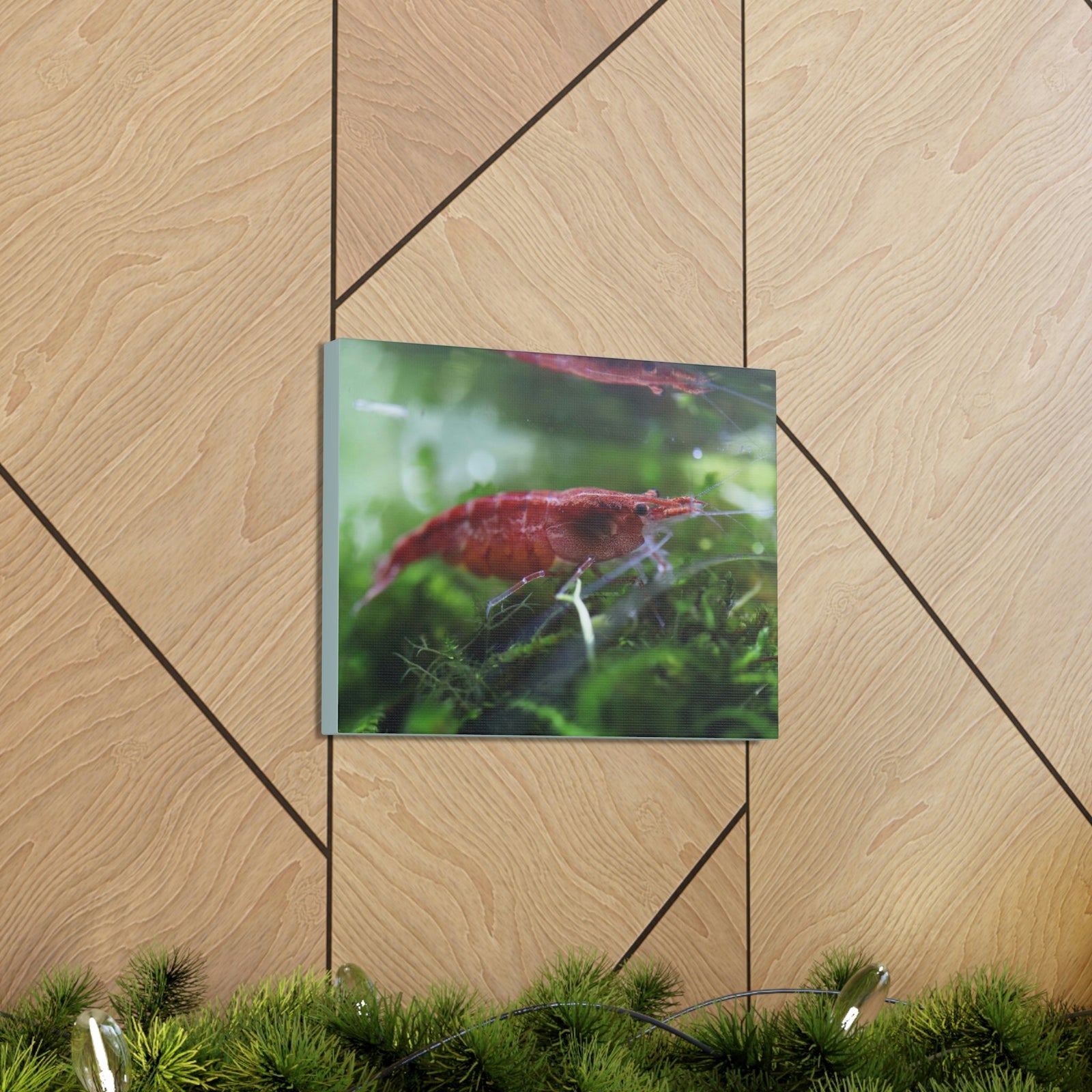 Scripture Walls Shrimp Hunting Shrimp on Hunt Print Animal Wall Art Wildlife Canvas Prints Wall Art Ready to Hang Unframed-Express Your Love Gifts