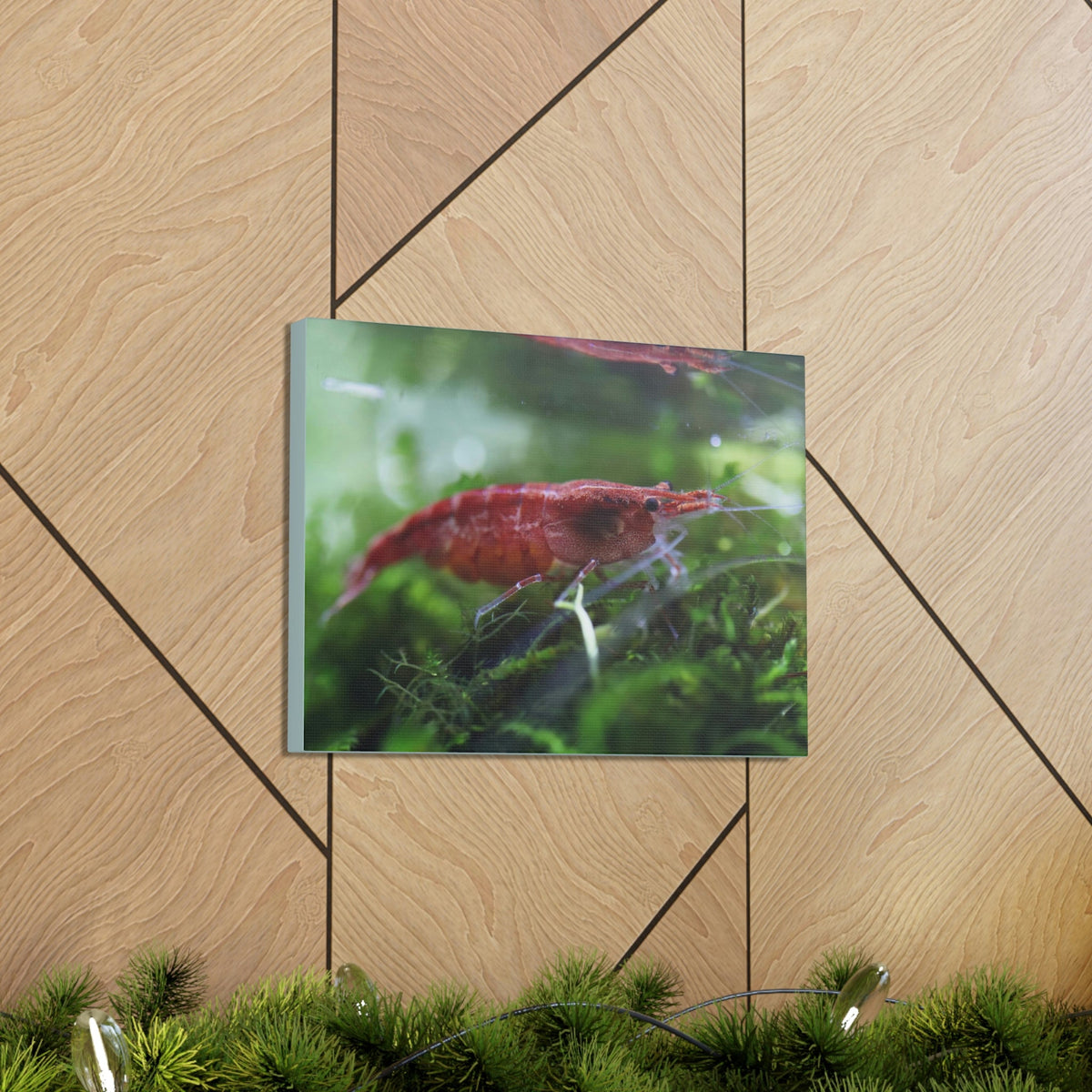 Scripture Walls Shrimp Hunting Shrimp on Hunt Print Animal Wall Art Wildlife Canvas Prints Wall Art Ready to Hang Unframed-Express Your Love Gifts