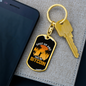 Shut Up and Take My Bitcoin Crypto Keychain Stainless Steel or 18k Gold Dog Tag Keyring-Express Your Love Gifts