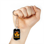 Shut Up and Take My Bitcoin Crypto Necklace Stainless Steel or 18k Gold Dog Tag 24" Chain-Express Your Love Gifts