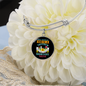 Siberian Huskie Mom Bracelet Stainless Steel or 18k Gold Circle Bangle-Express Your Love Gifts