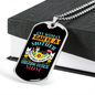 Siberian Huskie Mom Necklace Stainless Steel or 18k Gold Dog Tag 24" Chain-Express Your Love Gifts