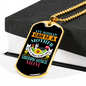 Siberian Huskie Mom Necklace Stainless Steel or 18k Gold Dog Tag 24" Chain-Express Your Love Gifts
