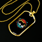 Siberian Husky Necklace Stainless Steel or 18k Gold Dog Tag 24" Chain-Express Your Love Gifts