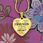 Side By Side Necklace Stainless Steel or 18k Gold Heart 18-22"-Express Your Love Gifts