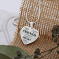 Side By Side Necklace Stainless Steel or 18k Gold Heart 18-22"-Express Your Love Gifts