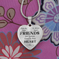 Side By Side Necklace Stainless Steel or 18k Gold Heart 18-22"-Express Your Love Gifts