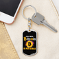 Silly Boys Crypto Keychain Stainless Steel or 18k Gold Dog Tag Keyring-Express Your Love Gifts