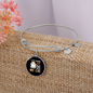 Sip Coffee And Pet Cat Bracelet Stainless Steel or 18k Gold Circle Bangle-Express Your Love Gifts