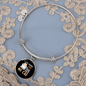 Sip Coffee And Pet Cat Bracelet Stainless Steel or 18k Gold Circle Bangle-Express Your Love Gifts
