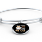 Sip Coffee And Pet Cat Bracelet Stainless Steel or 18k Gold Circle Bangle-Express Your Love Gifts